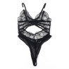 Subblime - 955229 Body Transparent Avec Dentelle Creuse Noir L/Xl